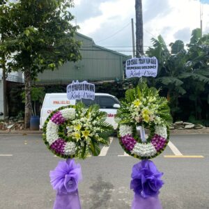 vòng hoa đám tang củ chi