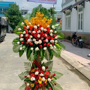 shop hoa khai trương trà vinh