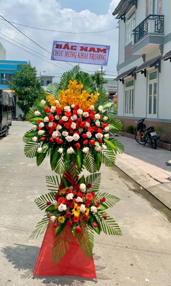 shop hoa khai trương trà vinh